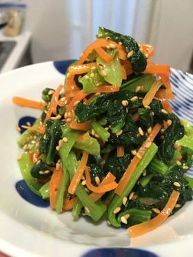 小松菜の苦味なしナムル☆お弁当にも
